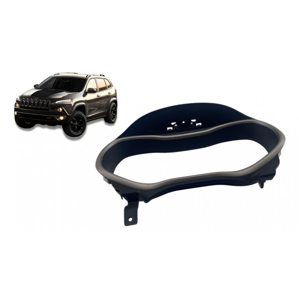 Moldura Painel De Instrumento - Jeep Cherokee 3.2 V6 2015 Cinza