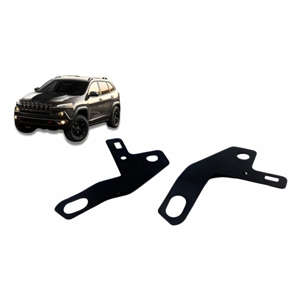 Par Suporte Paralama ( Dianteiro ) - Jeep Cherokee 2015 Cinza