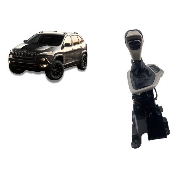 Alavanca Cambio / Trambulador - Jeep Cherokee 3.2 V6 2015 Cinza