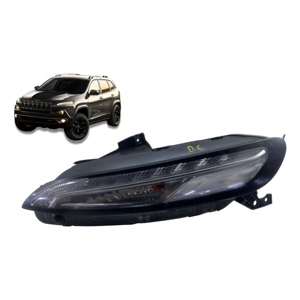 Farol (dianteiro Esquerdo) - Jeep Cherokee 3.2 V6 2015 Esquerdo/motorista