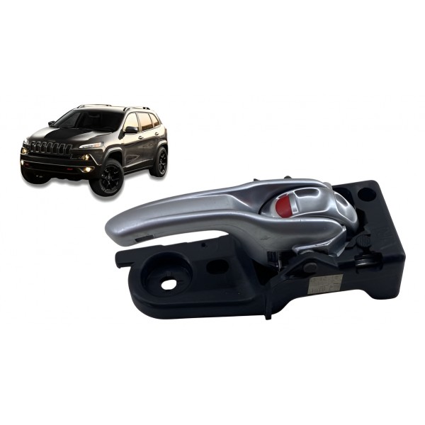 Maçaneta Interna ( Tras Dir ) - Jeep Cherokee 3.2 V6 2015 Cinza Traseira