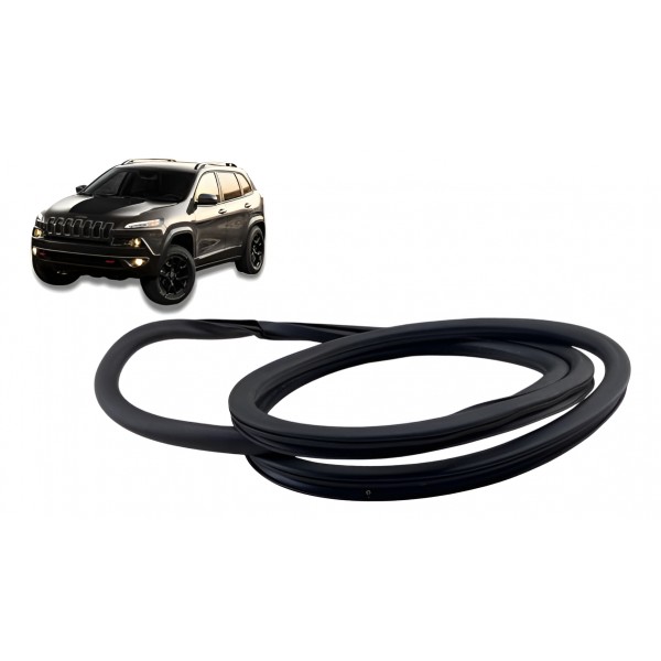 Borracha De Porta ( Dian Esquerdo ) - Jeep Cherokee 3.2 2015 Cinza-escuro