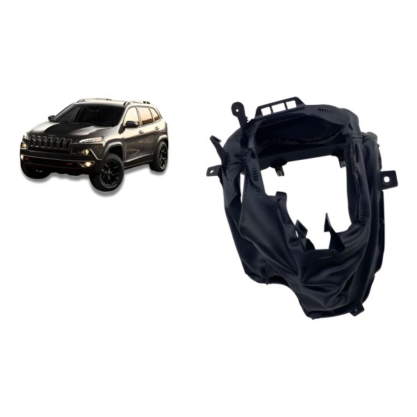 Acab. Moldura Coluna De Direção - Jeep Cherokee 3.2 V6 2015 Cinza