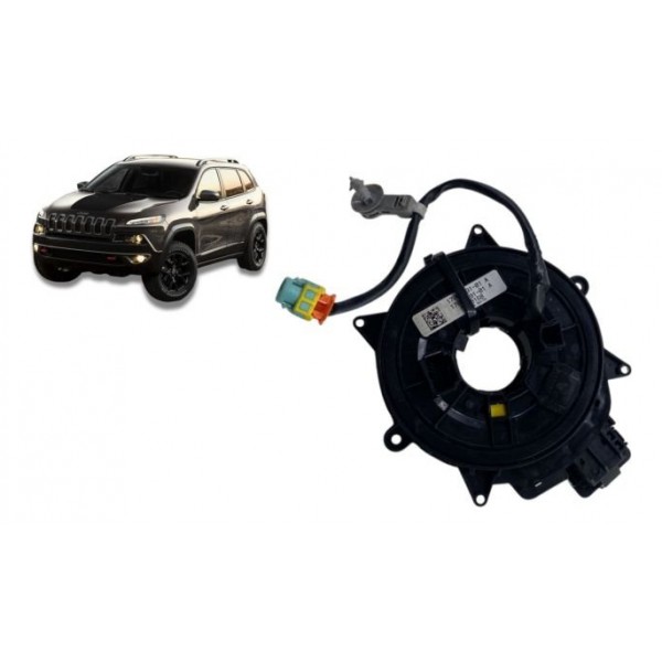 Cinta Airbag Volante - Jeep Cherokee 3.2 V6 2015 Preto