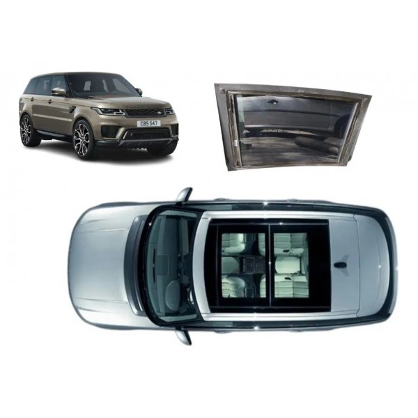 Teto Solar / Traseira Baixa - Range Rover Sport 2014 Marrom-escuro