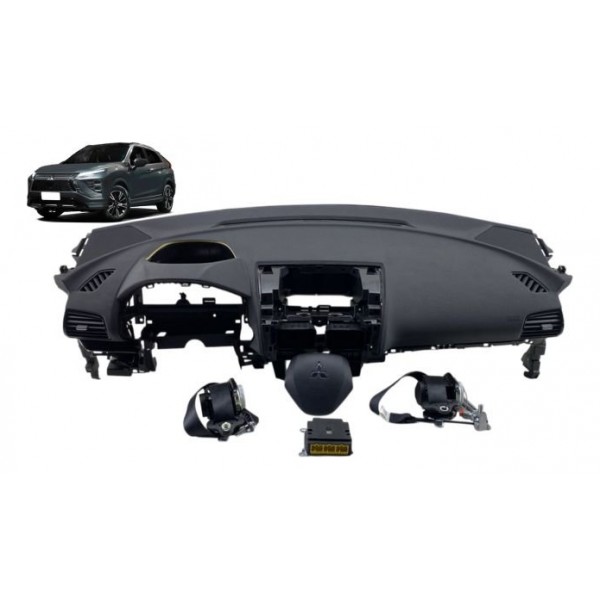 Kit Airbag C/ Bolsa De Volante - Mitsubishi Eclipse 2024 Preto