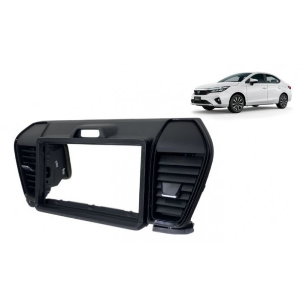 Moldura Multimídia Central - Honda City Touring 1.5 2022 Branco
