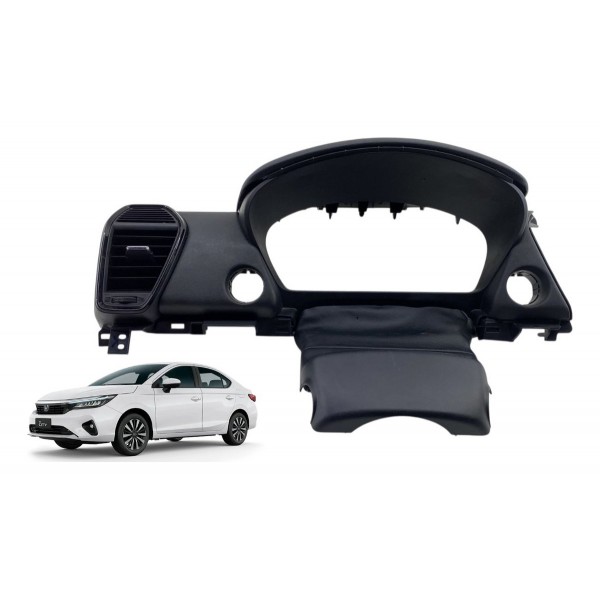 Moldura Painel De Instrumento - Honda City Touring 1.5 2022 Preto