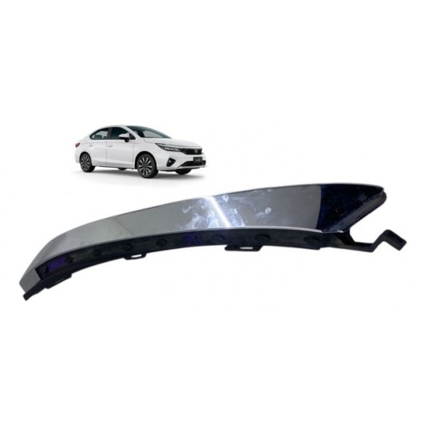 Friso Cromado Farol ( Esq ) - Honda City Touring 1.5 2022 Preto