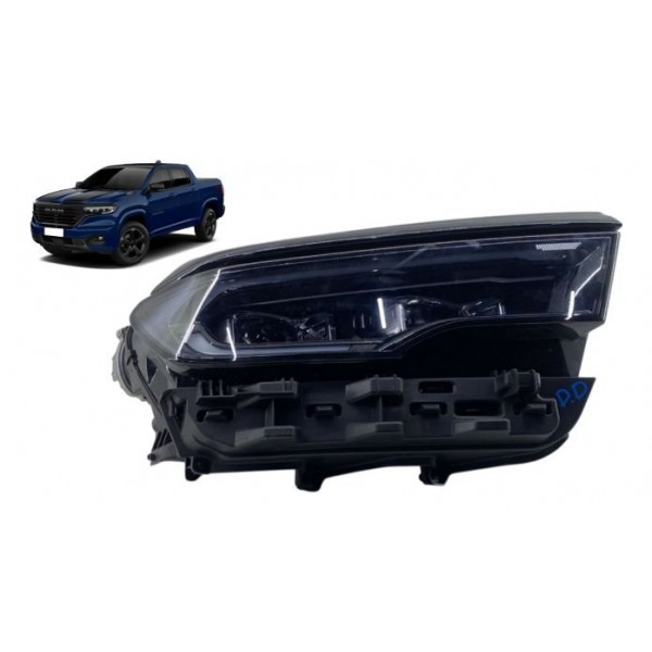 Farol Direito Ram Rampage 2024 2025/.. Direito/passageiro