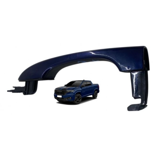 Maçaneta Ext. Porta Tras Esquerda Toro 2016/ Rampage 2023/.. Azul Traseira