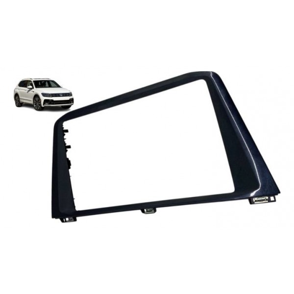 Moldura Painel Multimidia - Volkswagen Tiguan R-line 2018 Preto