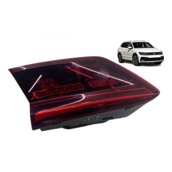 Lanterna Tampa Traseira ( Esq ) - Volkswagen Tiguan 2018 Esquerdo/motorista Vermelho