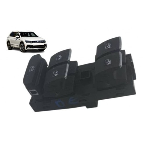 Botão Vidro Elétrico Diant Esquerdo - Volkswagen Tiguan 2018