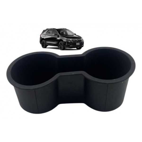 Borracha Porta Copos - Chevrolet Equinox 2.0 Lt 2018 Preto