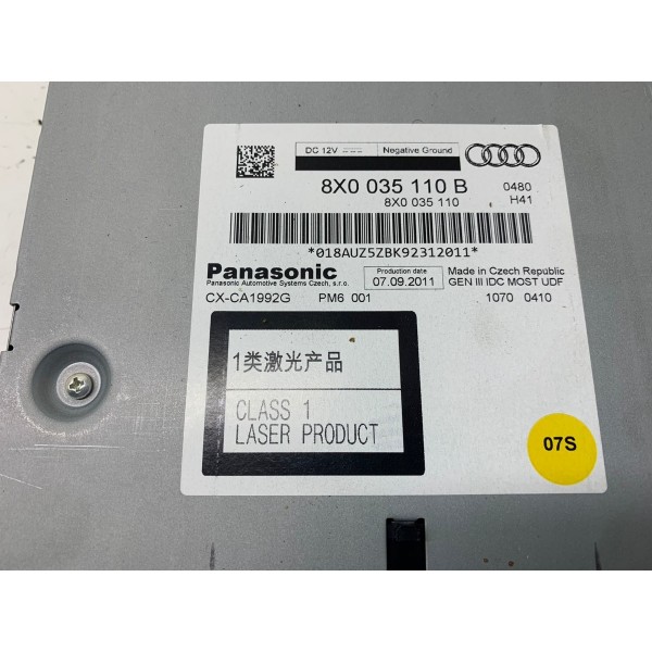 Rádio Cd Player Audi Q7 2012 8x0035110b 4010