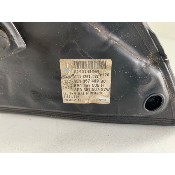 Retrovisor Esquerdo Audi Q7 2012 4l1857409bc
