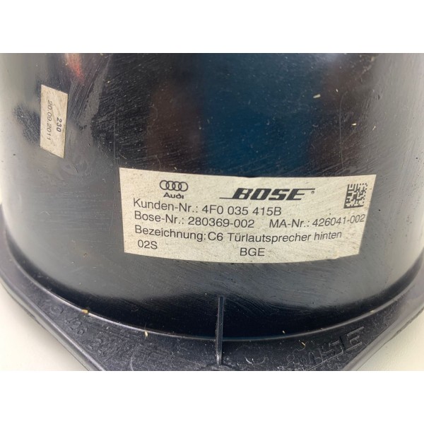 Alto Falante Tras. Direito Audi Q7 Bose 2012 4f0035415b 2815