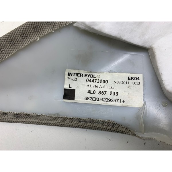 Moldura Coluna 'a' Esquerda Audi Q7 2012 4l0867233 2794