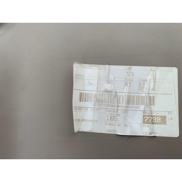 Forro De Porta Dianteiro Esquerdo Freelander 2010