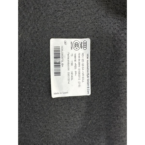 Forro Esquerdo Porta Malas Audi Q3 2014 8u0863879