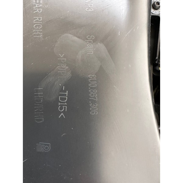 Forro De Porta Traseiro Direito Audi Q3 2014 8u0867306