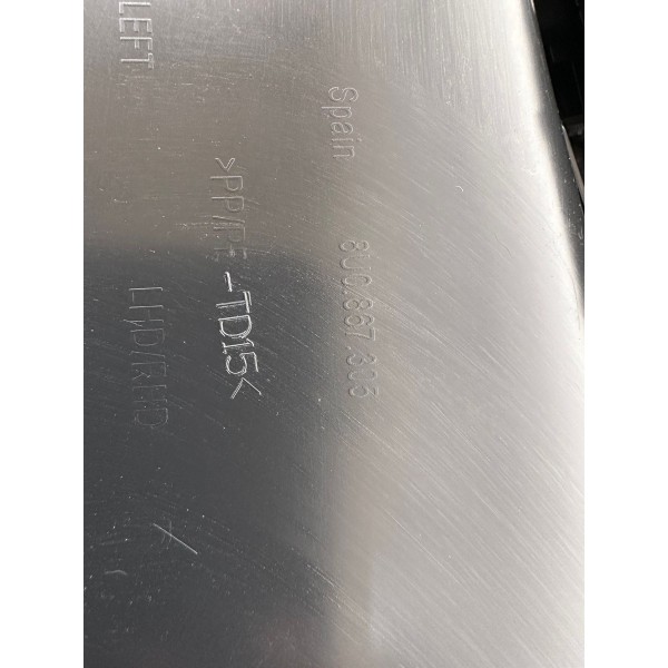 Forro De Porta Traseiro Esquerdo Audi Q3 2014 8u0867305