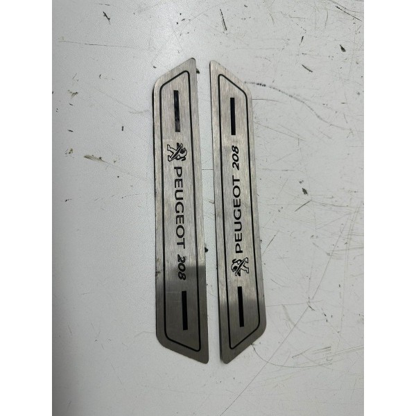 Par Acabamento Soleira Dianteira Peugeot 208 2014 4525