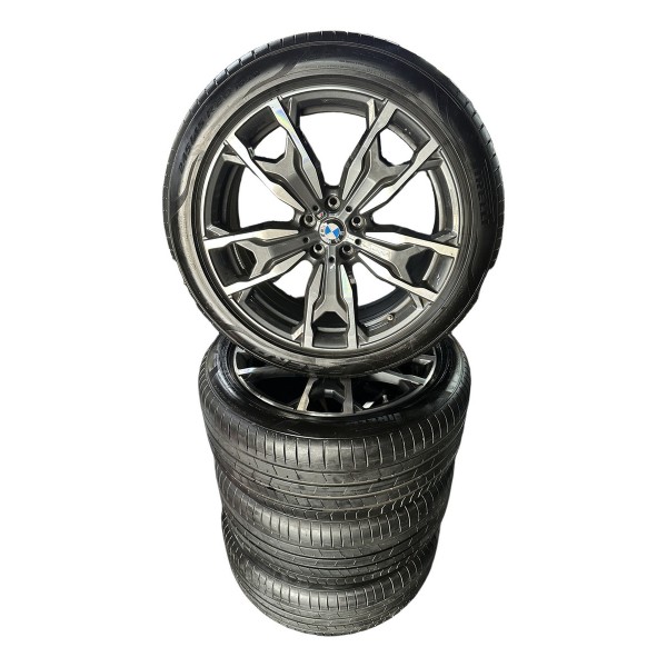 Jogo De Roda Bmw X4 Mi30 2022/ Run Flat - 245/45r20 Original