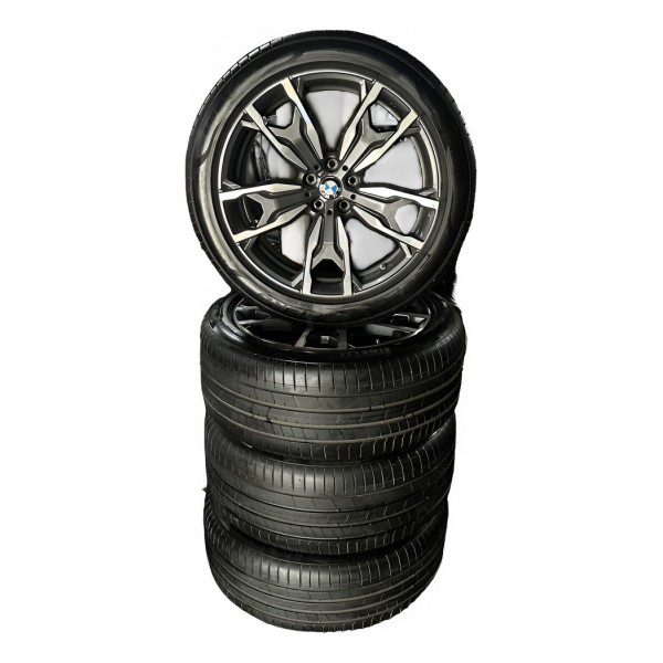 Jogo De Roda Bmw X4 Mi30 2022/ Run Flat - 245/45r20 Original