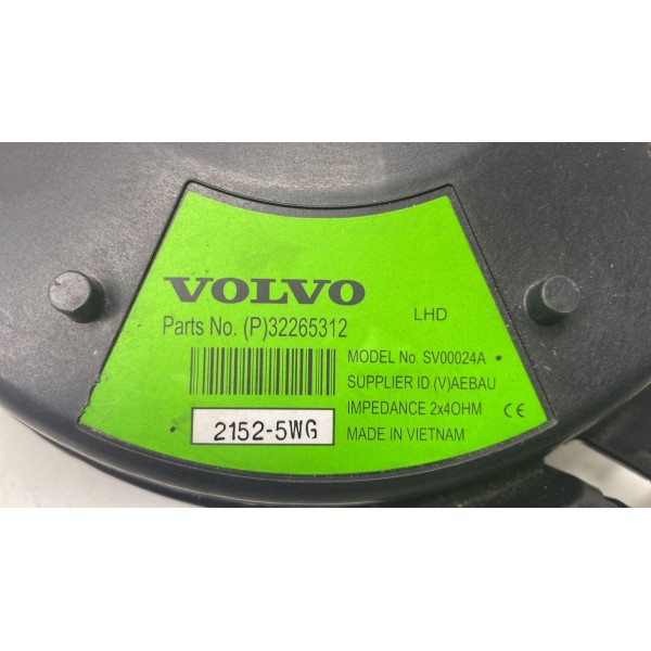 Alto Falante Subwoofer - Volvo Xc40 Recharge 2022 (sv00024a)