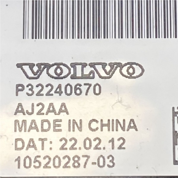 Manopla De Cambio - Volvo Xc40 Recharge 2022 (p32240670)