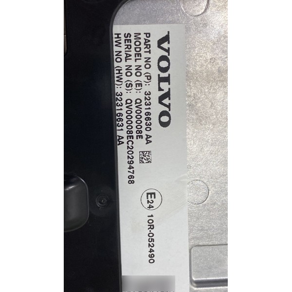 Tela Multimídia - Volvo Xc40 Recharge 2022 (32316630)