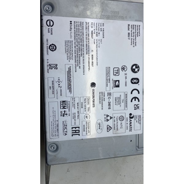 Rádio Cd Player - Bmw X4 30i M Sport 2.0 2022