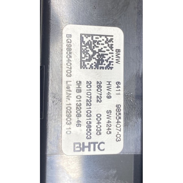Comando Difusor A/c Central - Bmw X4 30i M Sport 2.0 2022